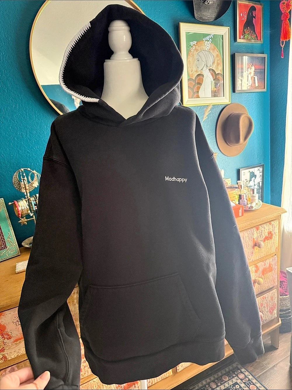 ✌🏼Madhappy Classics Hoodie Black Size XL